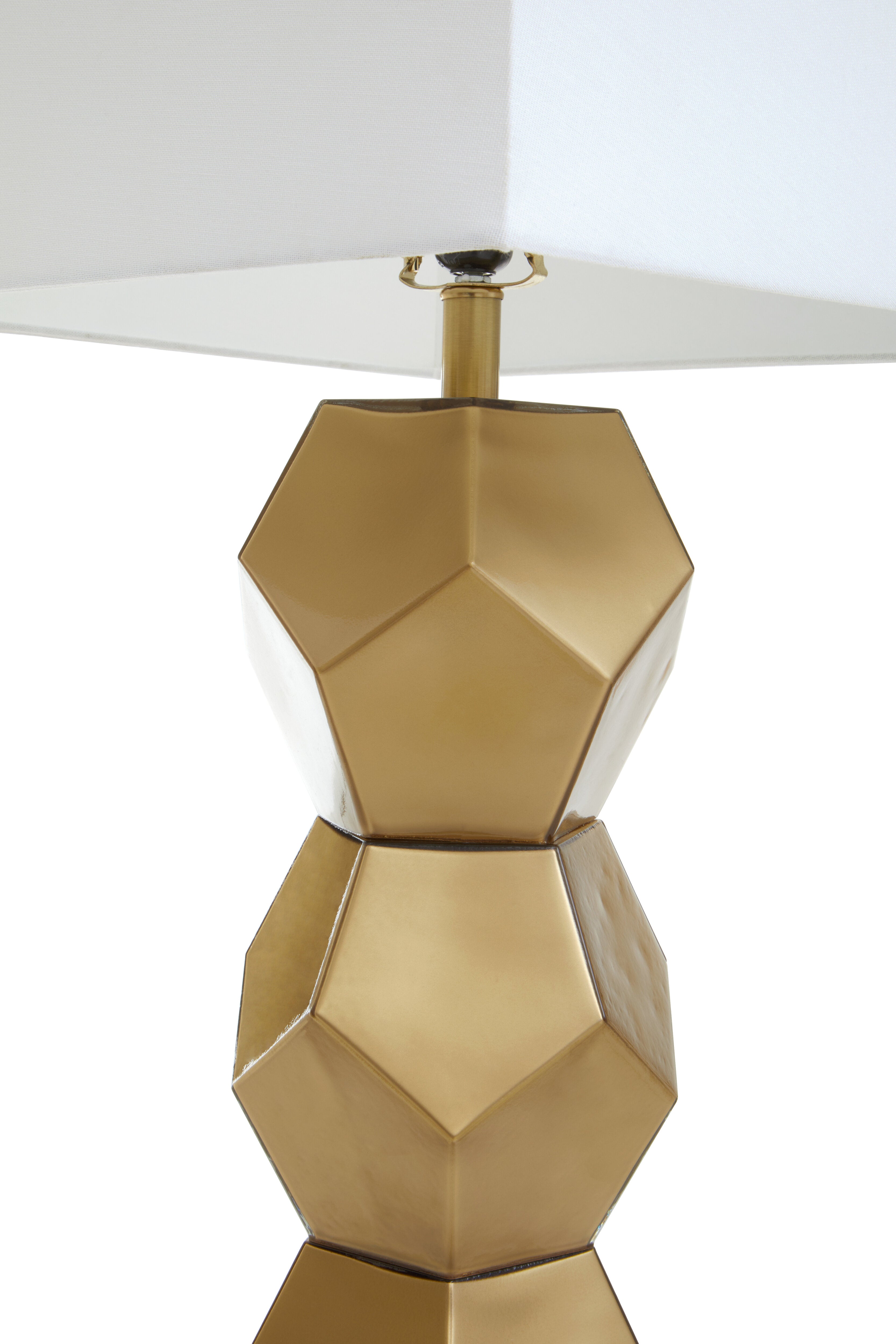 Palais Artisan Gold Geometric Table Lamp
